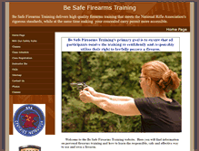 Tablet Screenshot of besafefirearmstraining.com